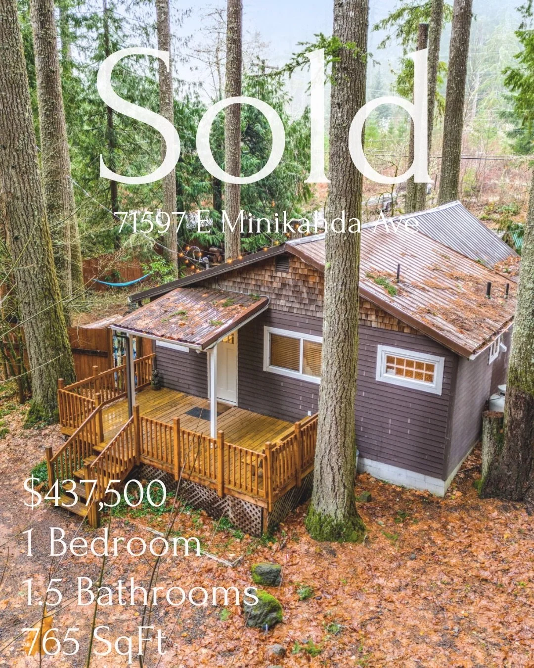 Received 8 offers and finally sold in Rhododendron!