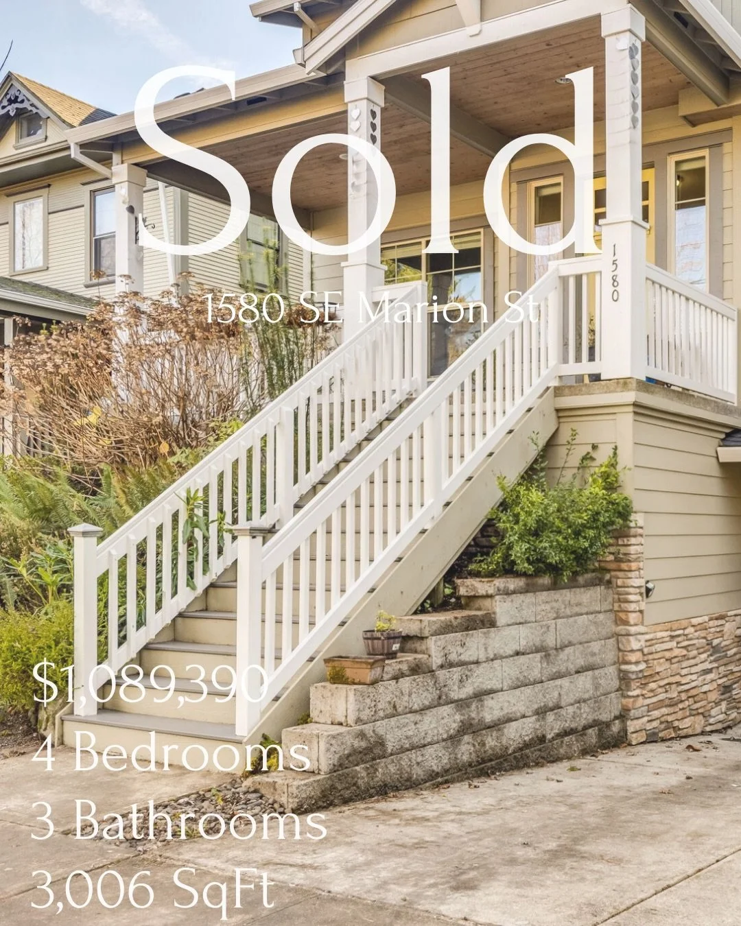 Sold in Sellwood after multiple offers!