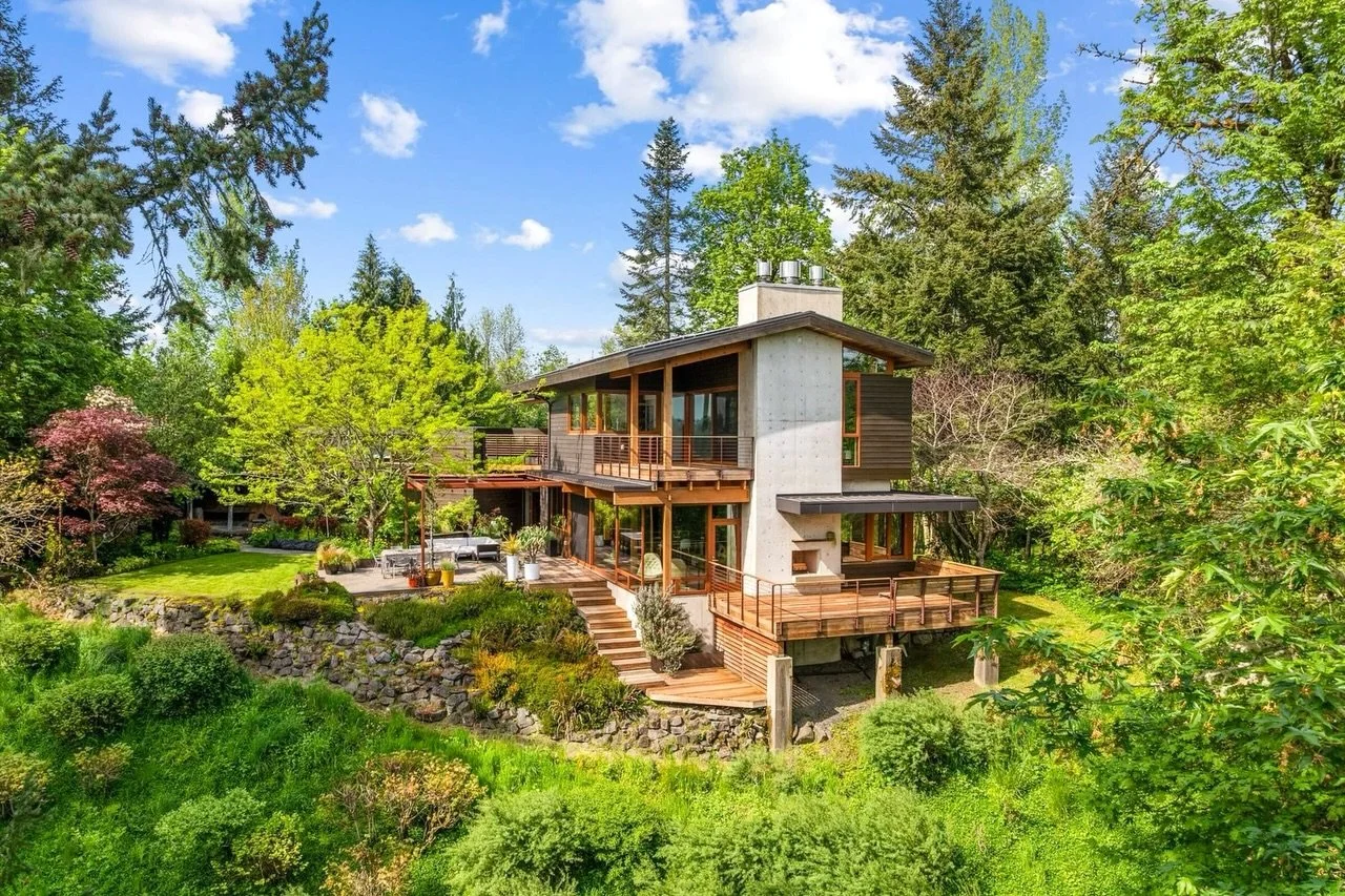 This weekend in Danny&rsquo;s Digest: One that reminds me of my time in Bali, but tucked above the Sandy River on nearly 20 private acres with a guest farmhouse, artist studio, sauna house, gardens, and orchard.

Perched above the Sandy River on appr