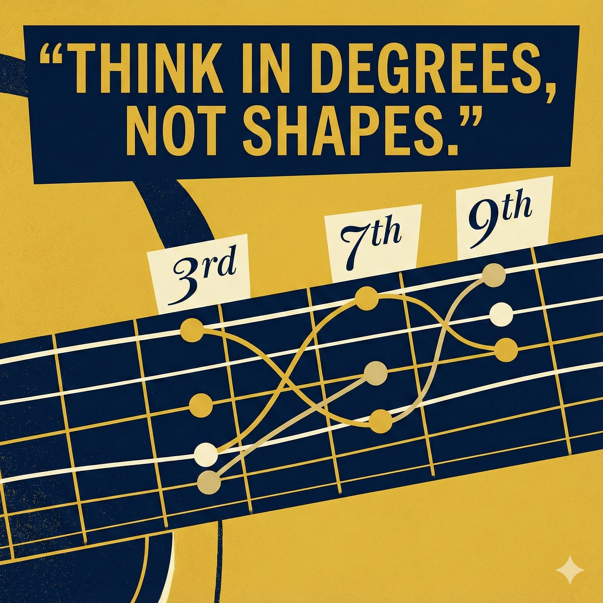 Are You Just Memorizing Shapes? How to Truly Understand the Fretboard with Chord Degrees