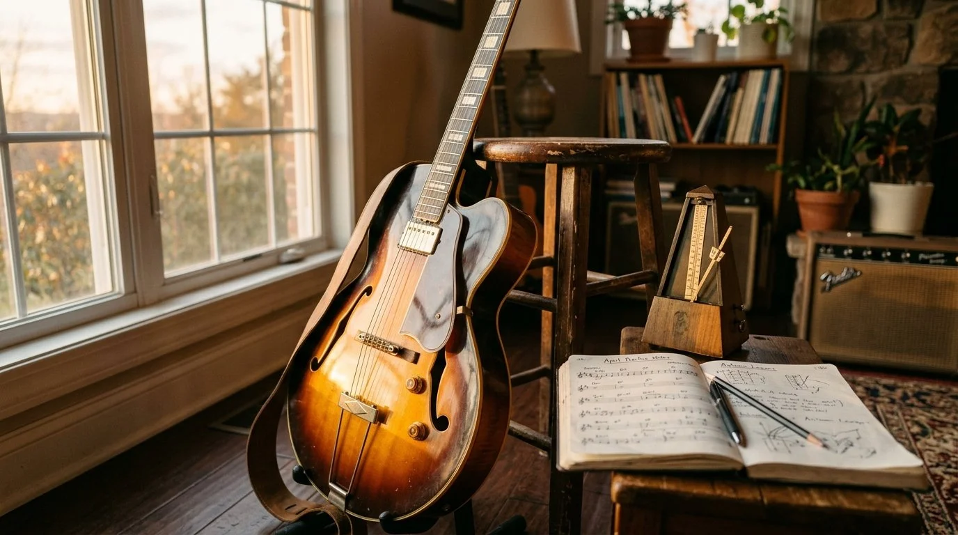 Jazz Guitar Basics: How Does a 12-Bar Blues Become a Jazz Blues?