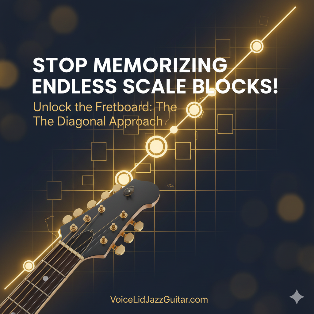 Master Jazz Guitar Scales: The Beginner's Guide to the 'Diagonal Form’