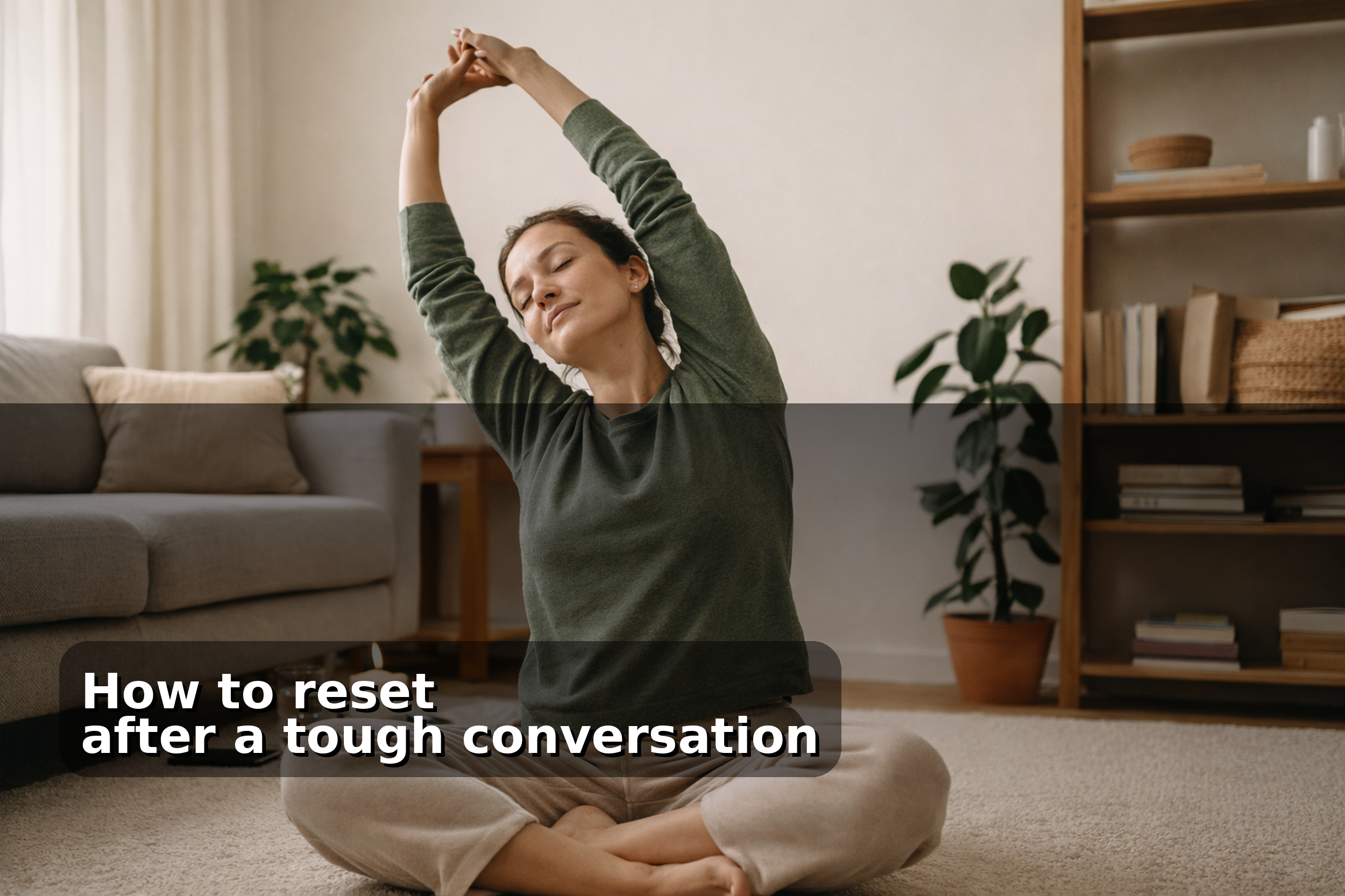 How to reset after a tough conversation