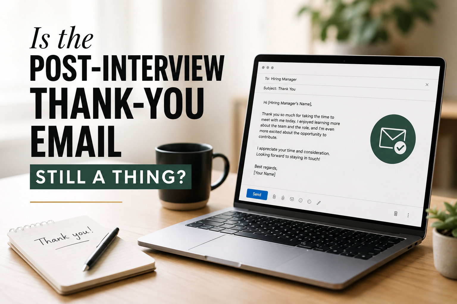 Is the Post-Interview Thank-You Email Still a Thing?