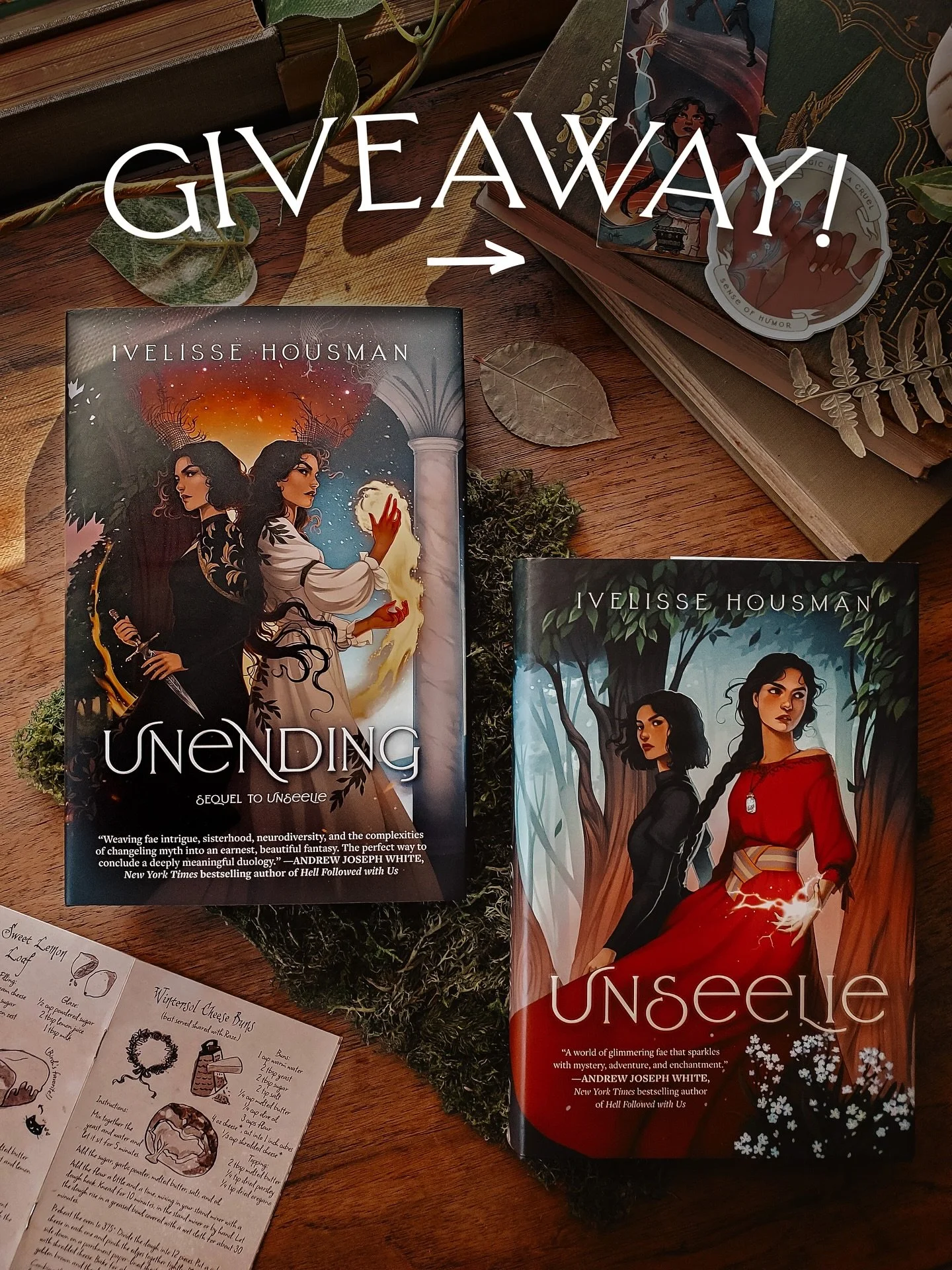 Nothing I write in this caption can express how thankful I am for all of your lovely comments about my recent book announcement and the support Unending has received in the past few weeks 😭🫶 So&hellip;how about free books?

TO ENTER:
✨ follow @iveh