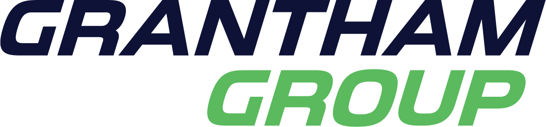 The logo of Grantham Group with the company name in dark blue and light green letters.