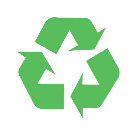Grantham Group Green recycling symbol with three arrows forming a triangle.