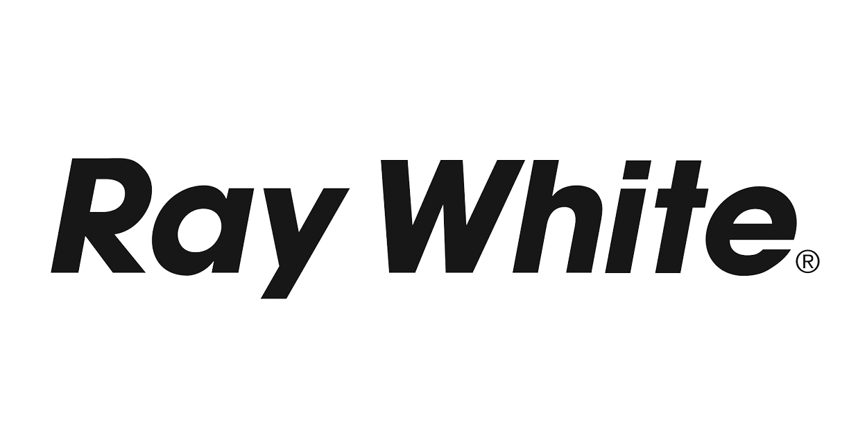 Ray White logo in black and gray text.