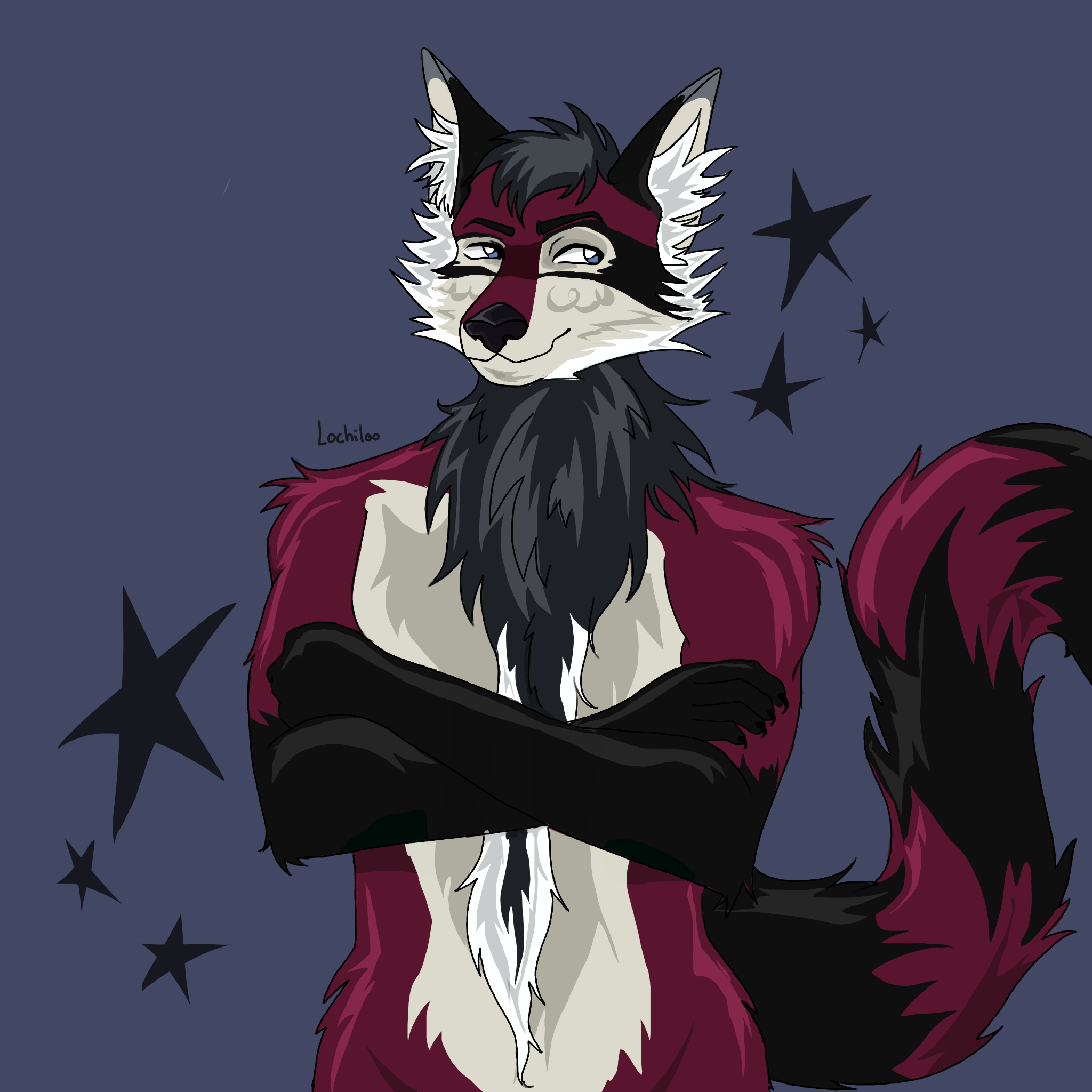 Arms Crossed half body, Ewok (@lochiloo).png