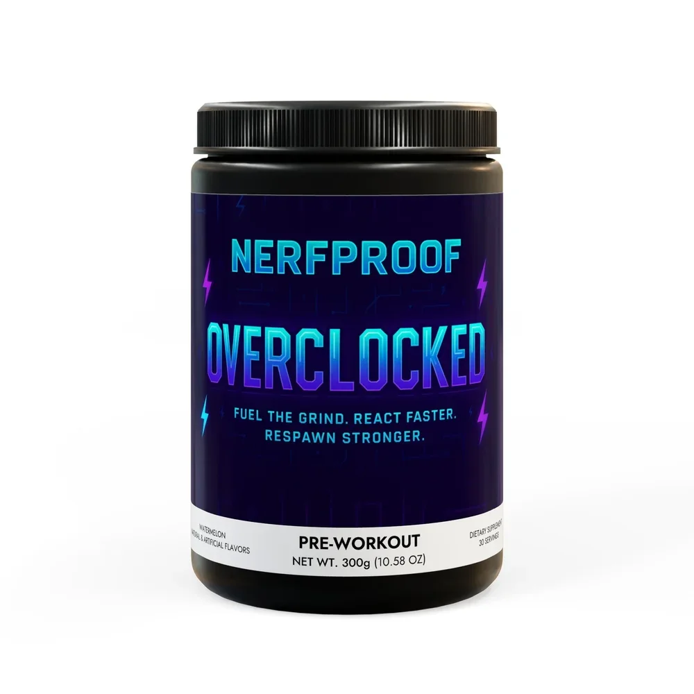 ⚡ Overclocked: The Gamer Energy Buff That Keeps You Locked In