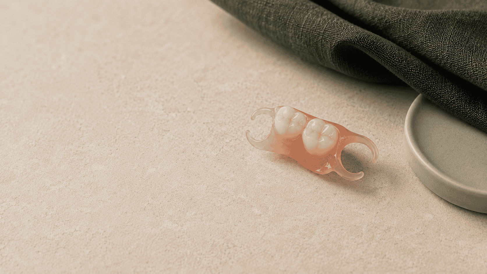 Flexible Valplast partial denture with no metal clasps — Prestige Dentures Auckland
