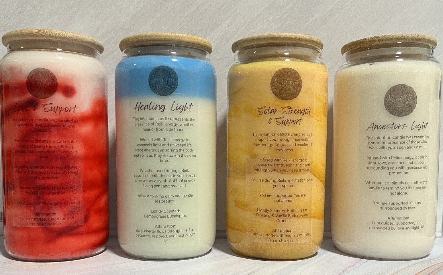 Healing Collection – Complete Intention Candle Set