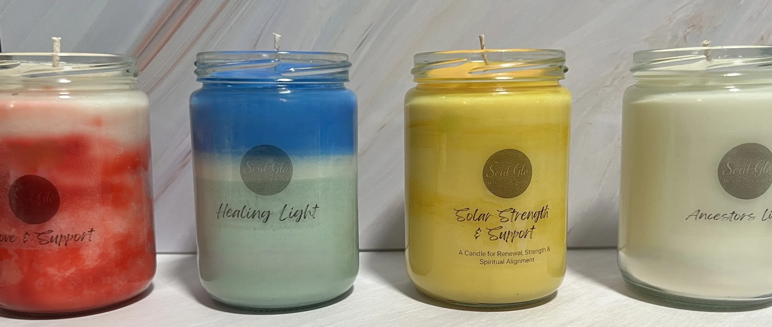 Healing Collection Daily Intention Candles with top off.jpg