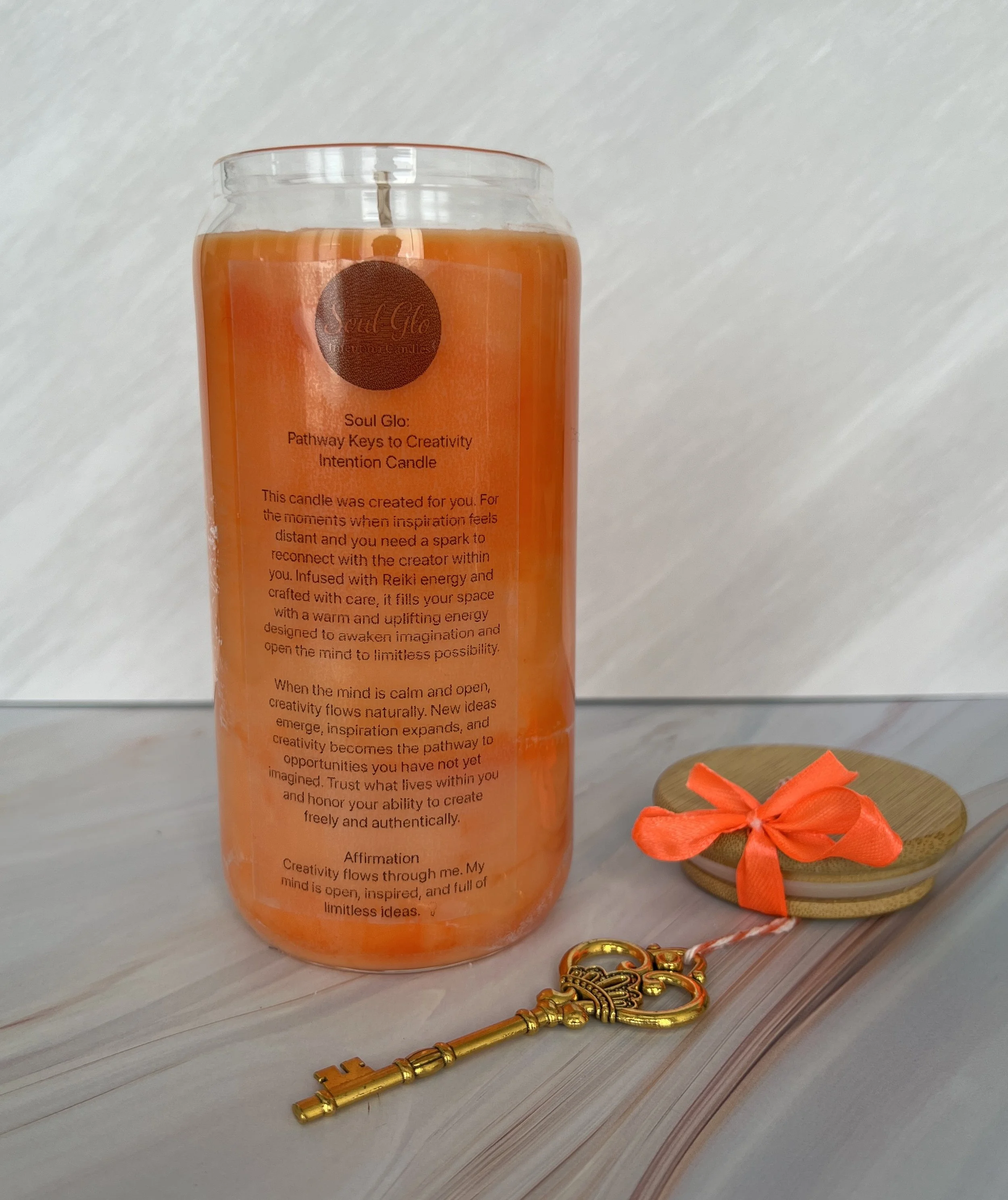Soul Glo: Pathway Keys to Creativity Intention Candle