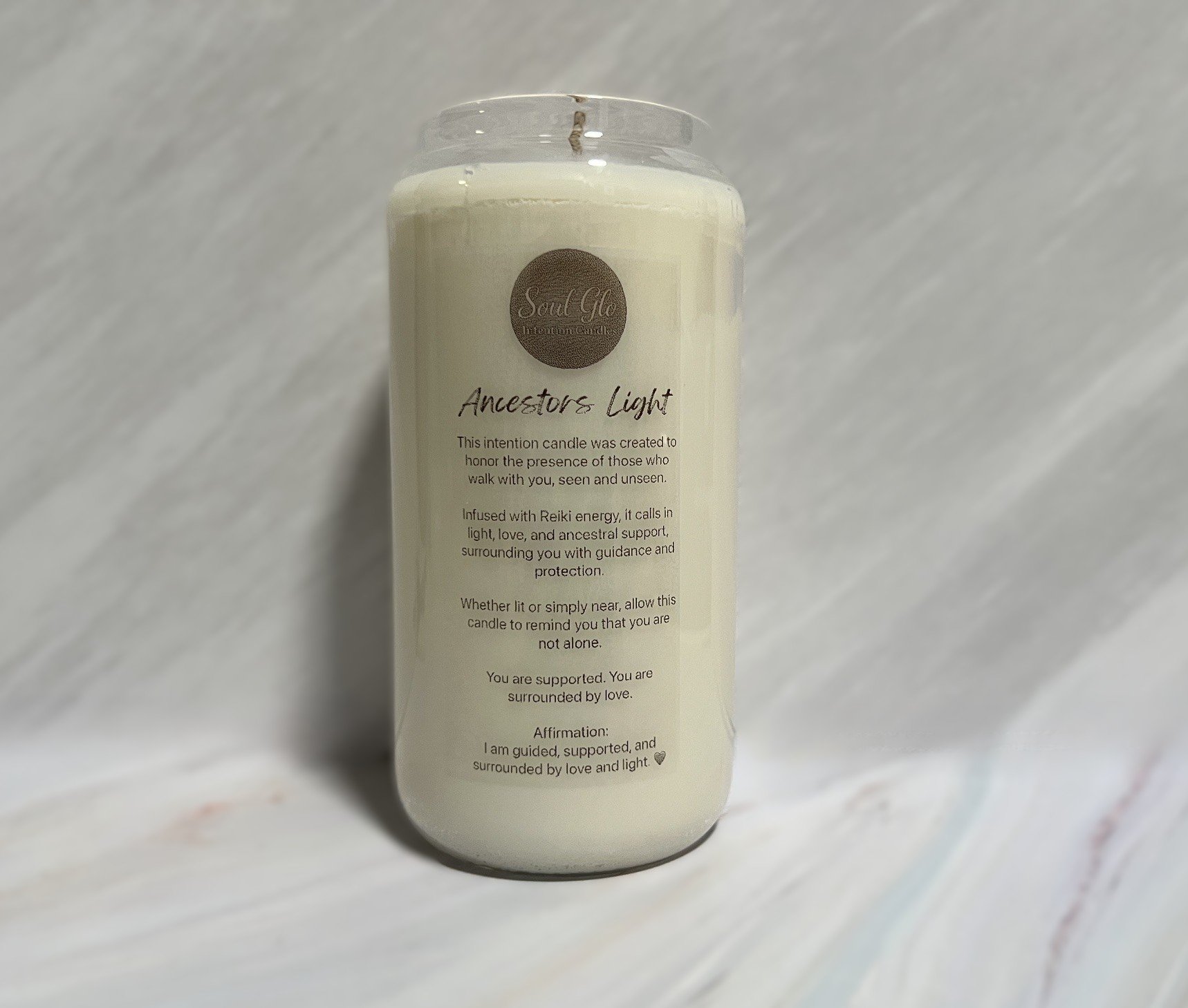Soul Glo Ancestors Light Intention Candle