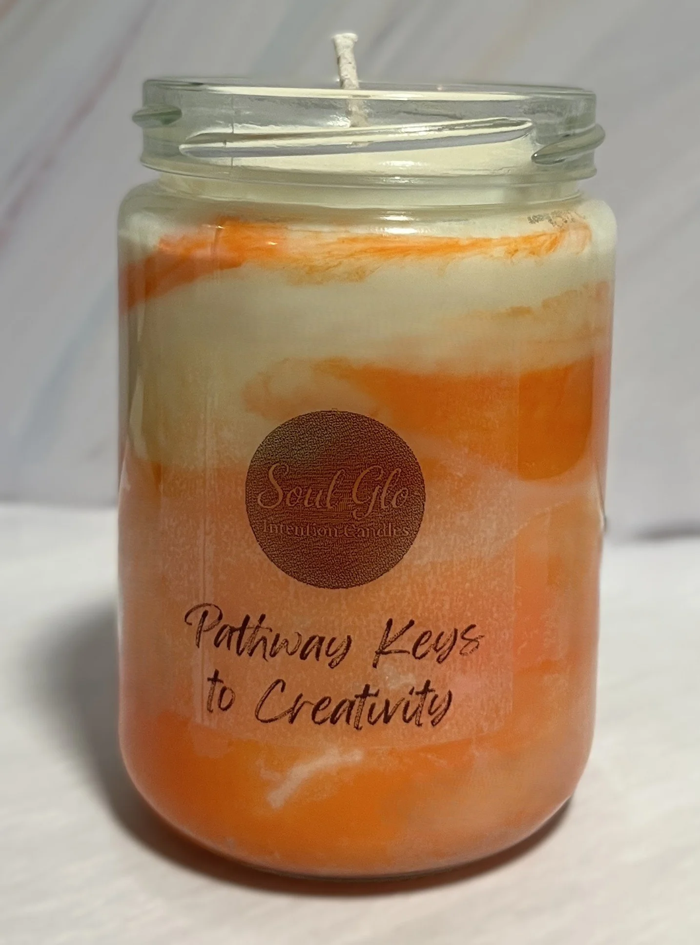 Soul Glo: Pathway Keys to Creativity Daily Intention Candle