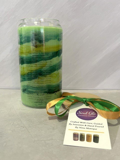 Soul Glo: Financial Ease and Abundance Intention Candle
