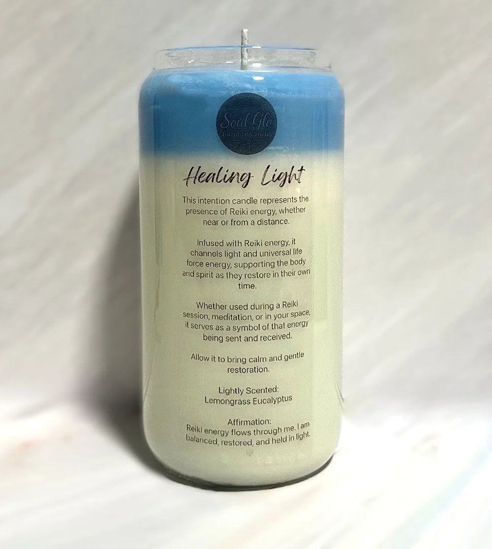 Soul Glo Healing Light Intention Candle