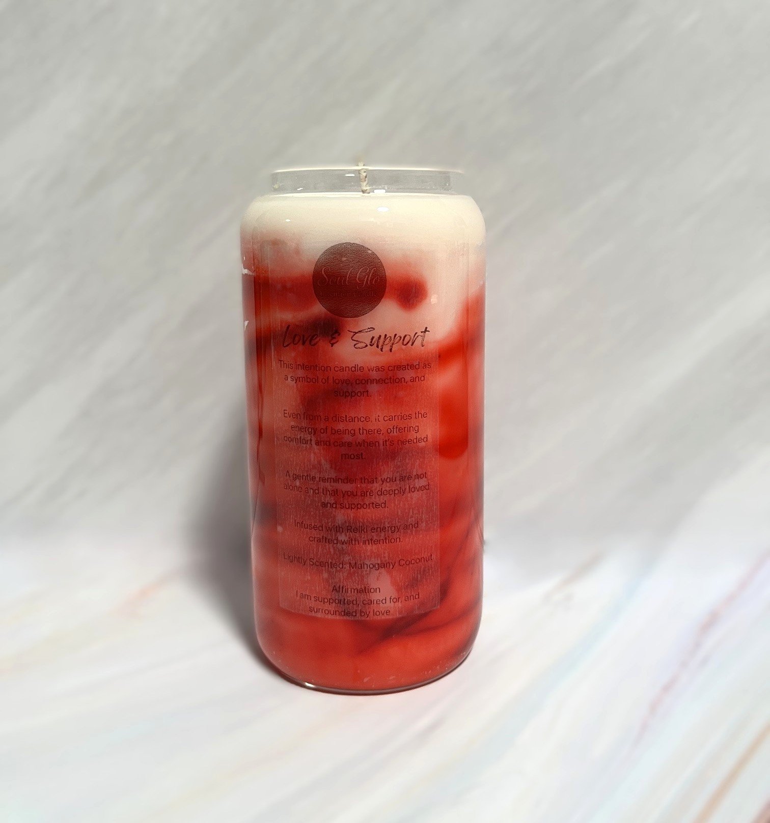 Soul Glo Love & Support Intention Candle