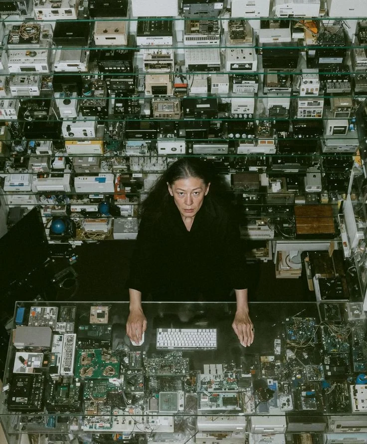 POV: creativity meets technical innovation + rigor 🪐

photograph titled “Inside the Studio, Spaces of Electronic Music Production” by Gero Cacciatore (2025).