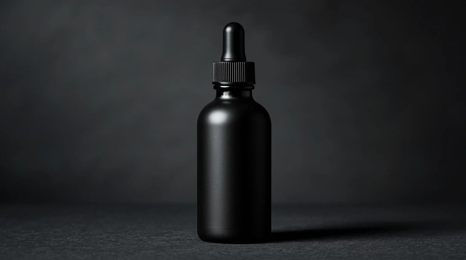 black dropper bottle beard oil smoked oud no label matte black.jpg