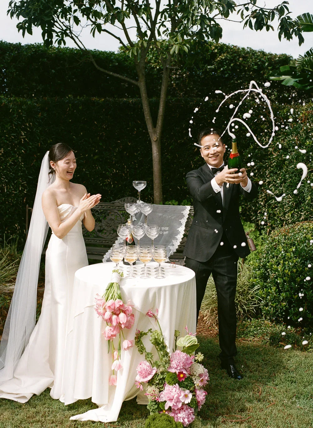 Wedding portraits at Lindesay House Darling Point Sydney