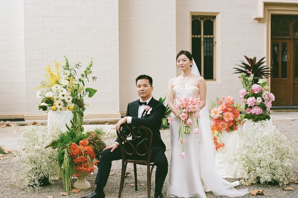 35mm film wedding photography Lindesay House