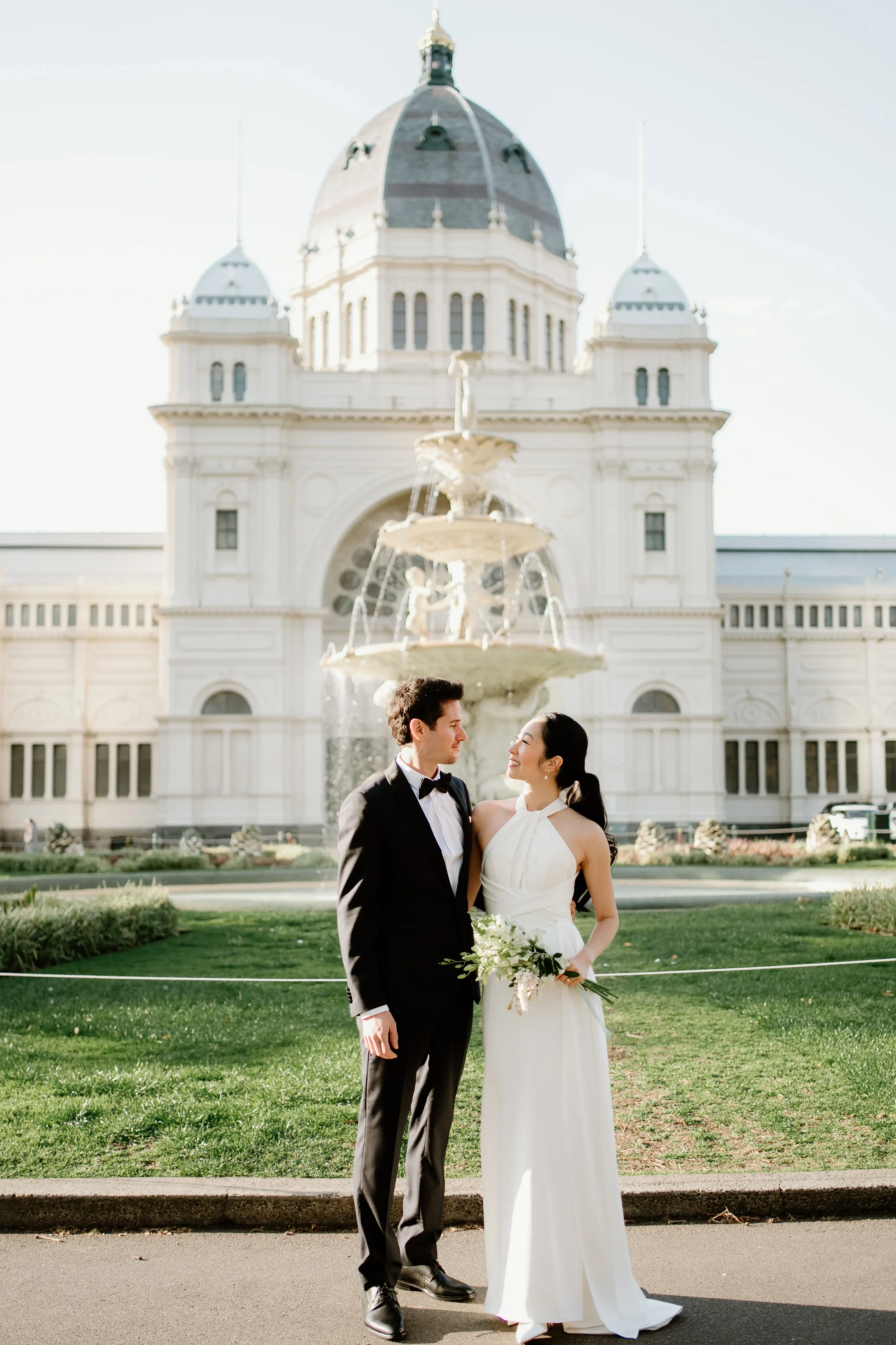 Parliament house & Carlton Gardens Melbourne pre-wedding26.webp