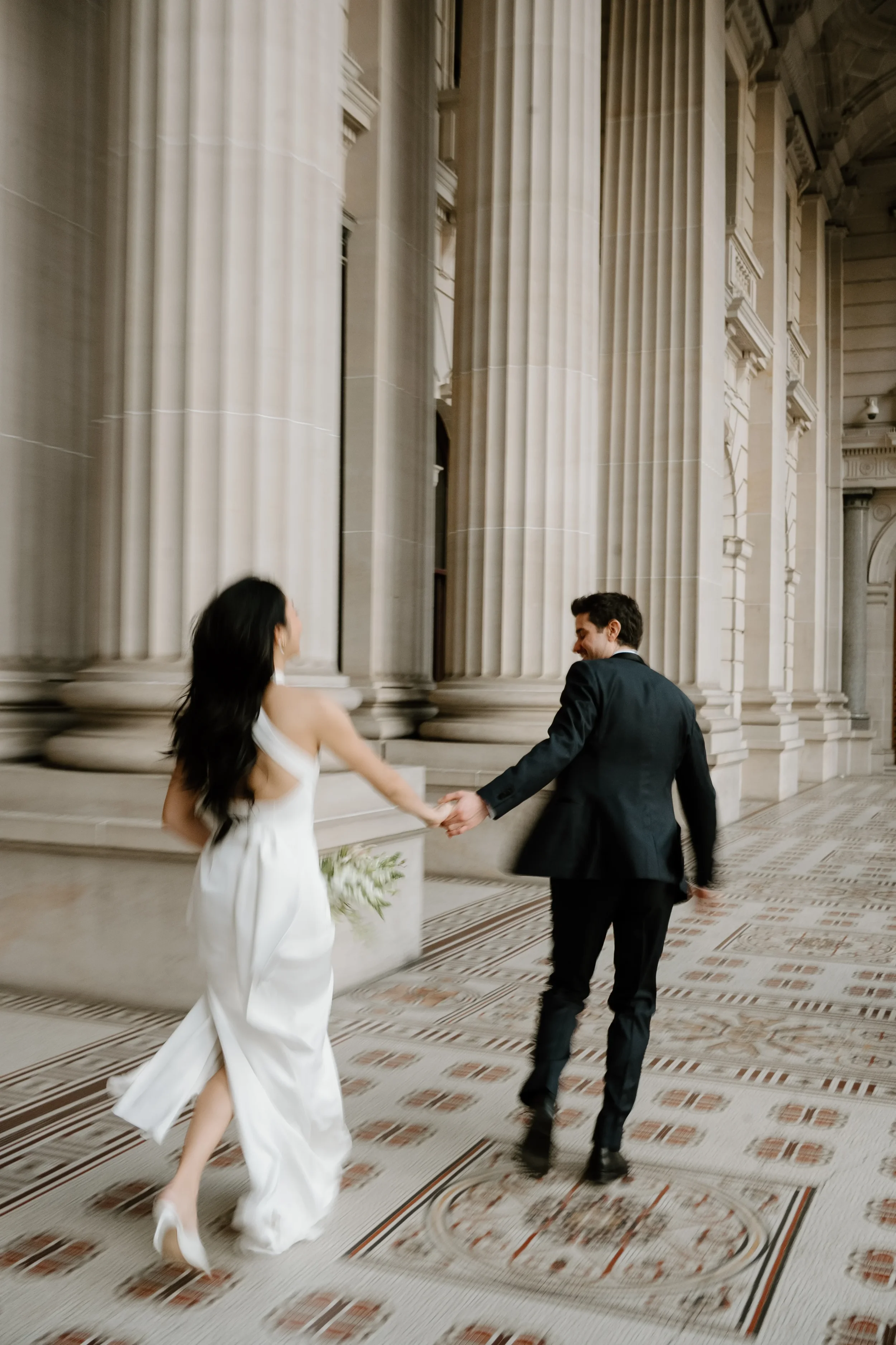 Parliament house & Carlton Gardens Melbourne pre-wedding96.webp