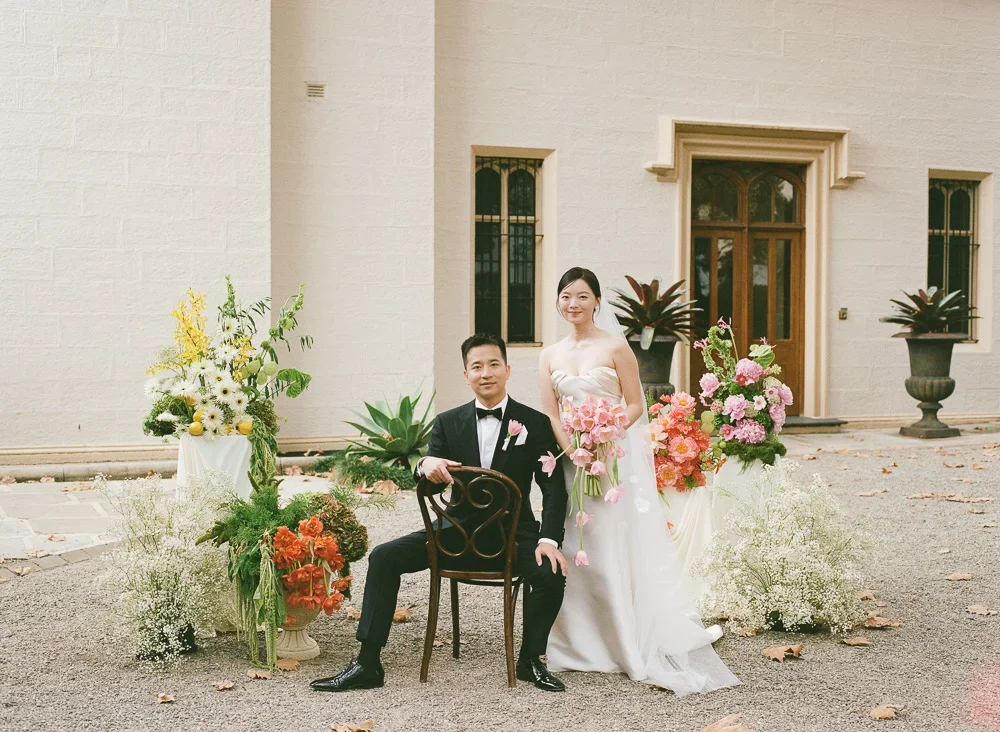 Intimate garden wedding Darling Point Sydney