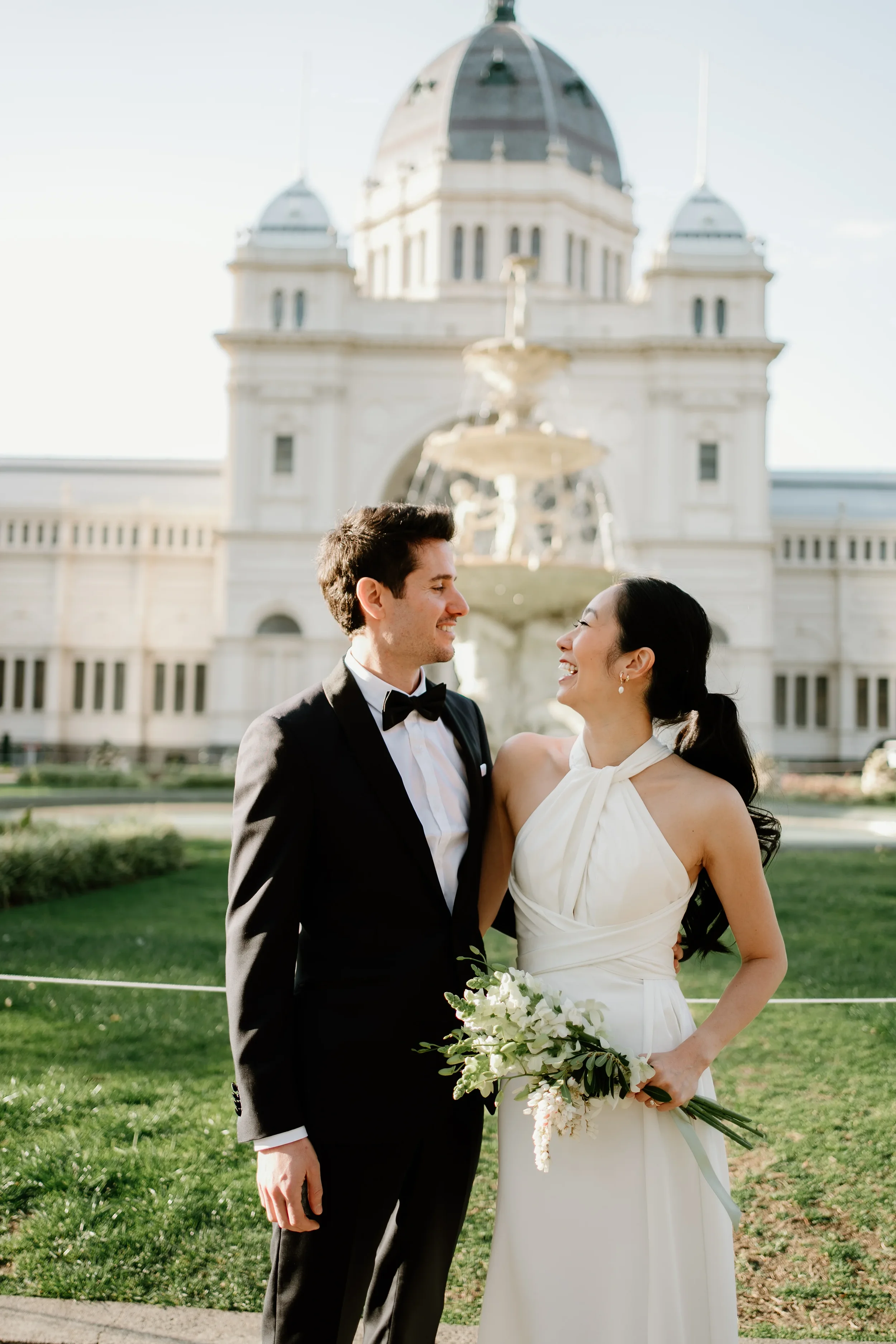 Parliament house & Carlton Gardens Melbourne pre-wedding30.webp