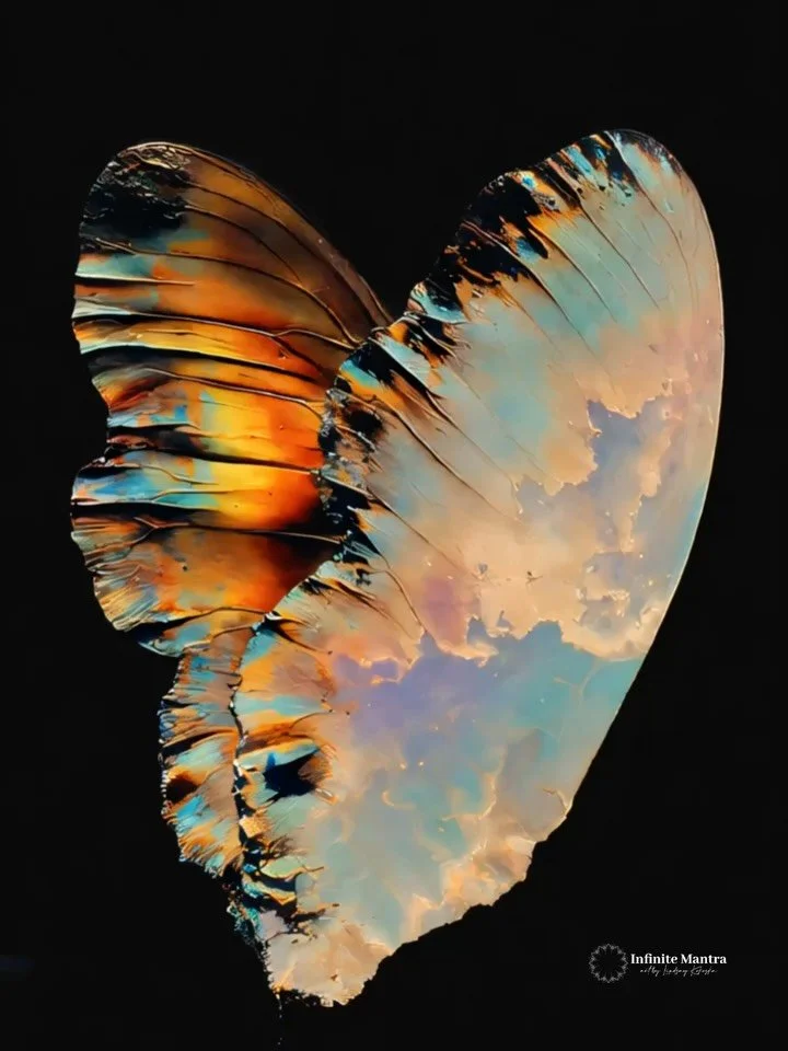 The sky remembers every version of you that learned to rise.

Aurelia, Lindsay Kokoska 2025

Aurelia speaks to the unseen rhythm of becoming. Light gathers within its wings, carrying memories of transformation and quiet renewal. It is the space betwe