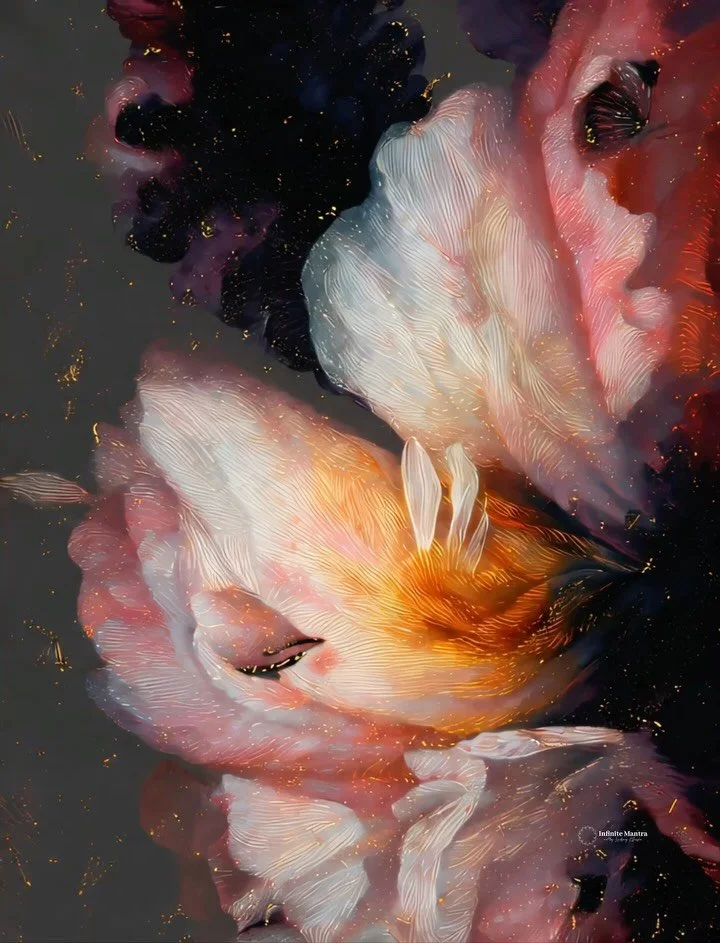 Light arrives in small ways first.

Held in Light, Lindsay Kokoska, 2026

You might notice how your eye is pulled to the center, where everything softens and begins to glow. The colors don&rsquo;t rush, they open slowly, like something meeting you ra