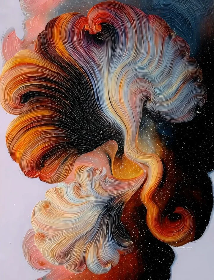 Everything that grows knows something the universe is still trying to say.

Cosmic Fungi, Lindsay Kokoska  2026

These forms reminded me of mycelial networks beneath the earth and star fields beyond it. Two worlds that seem distant, yet echo the same