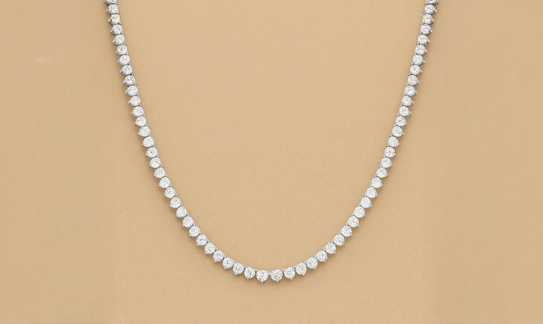 HOLC Classic Lab-Grown Diamond Tennis Necklace