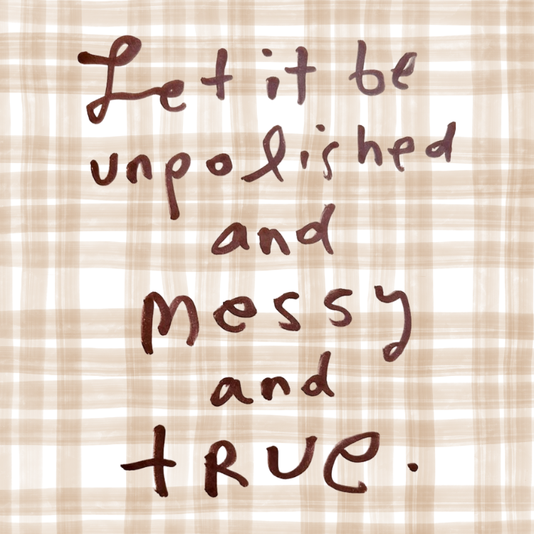 "Let it be" Mini Print