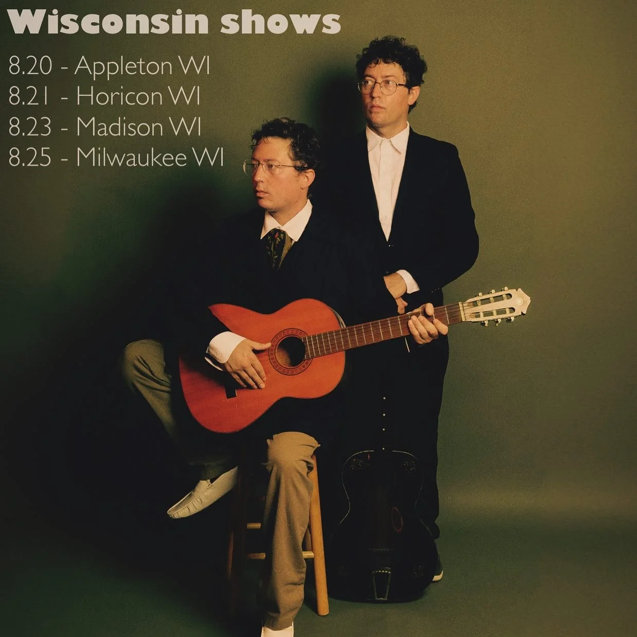 Howdy badgers, we&rsquo;re heading to the great state of Wisconsin this week to play some concerts! If you live in the area it&rsquo;d be mighty swell to see you there! We&rsquo;ll be sharing the stages with some of Wisconsin&rsquo;s very own talent 