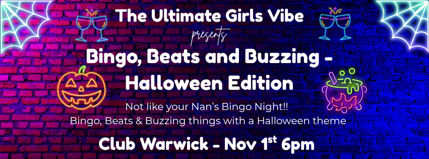 Bingo, Beats and Buzzing - Halloween edition