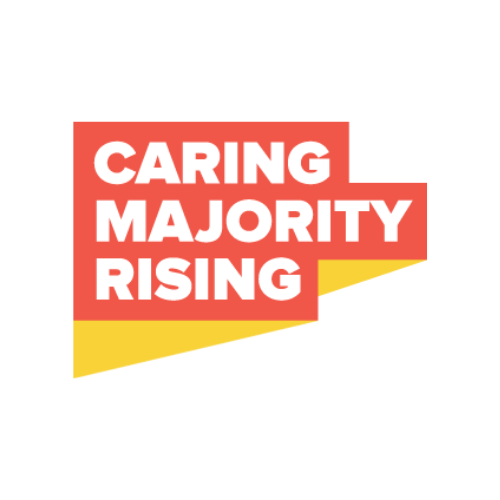 caring majority rising logo