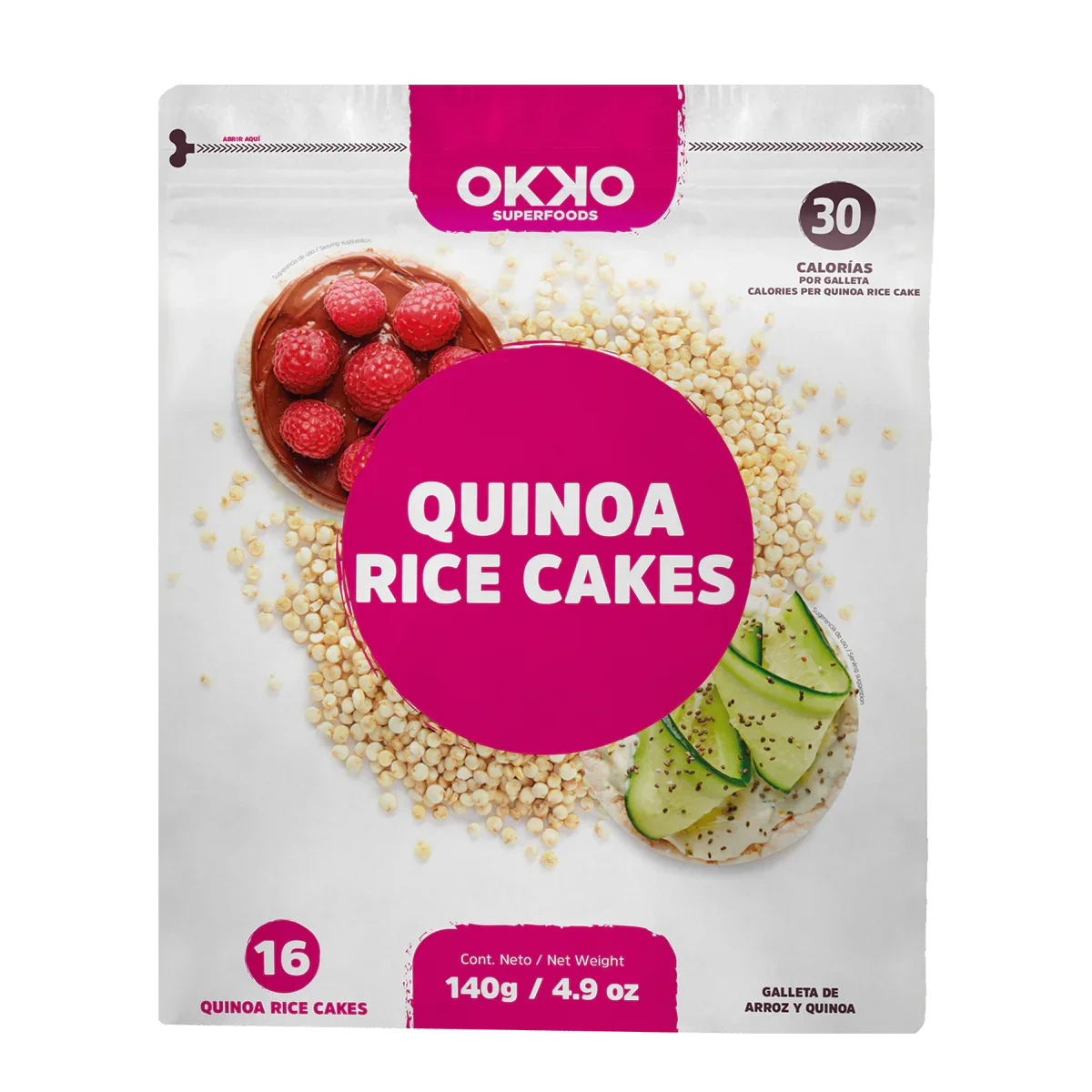 Rice Cakes Quinoa (140 g) - OKKO