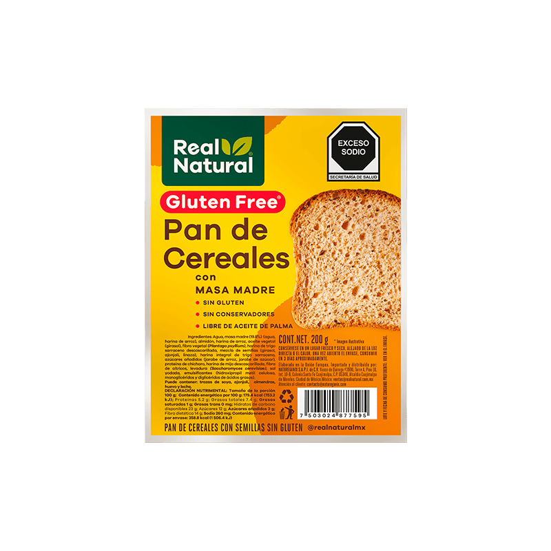 Pan Integral (200 g) - Real Natural