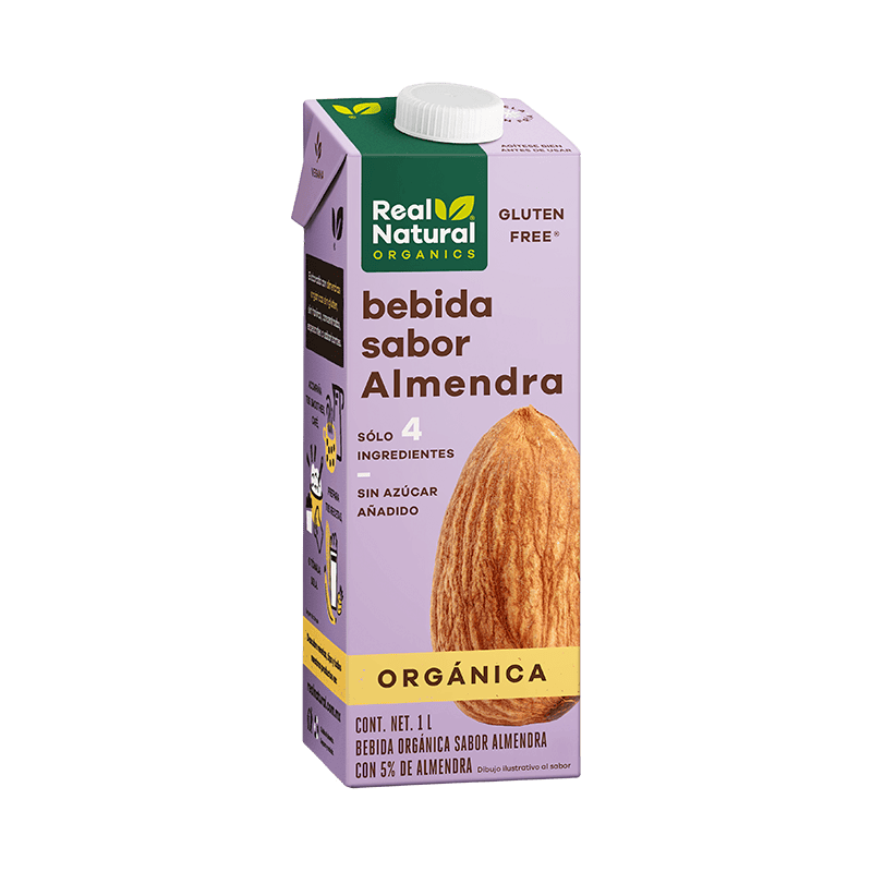 Leche Vegetal de Almendra (1 L) - Real Natural