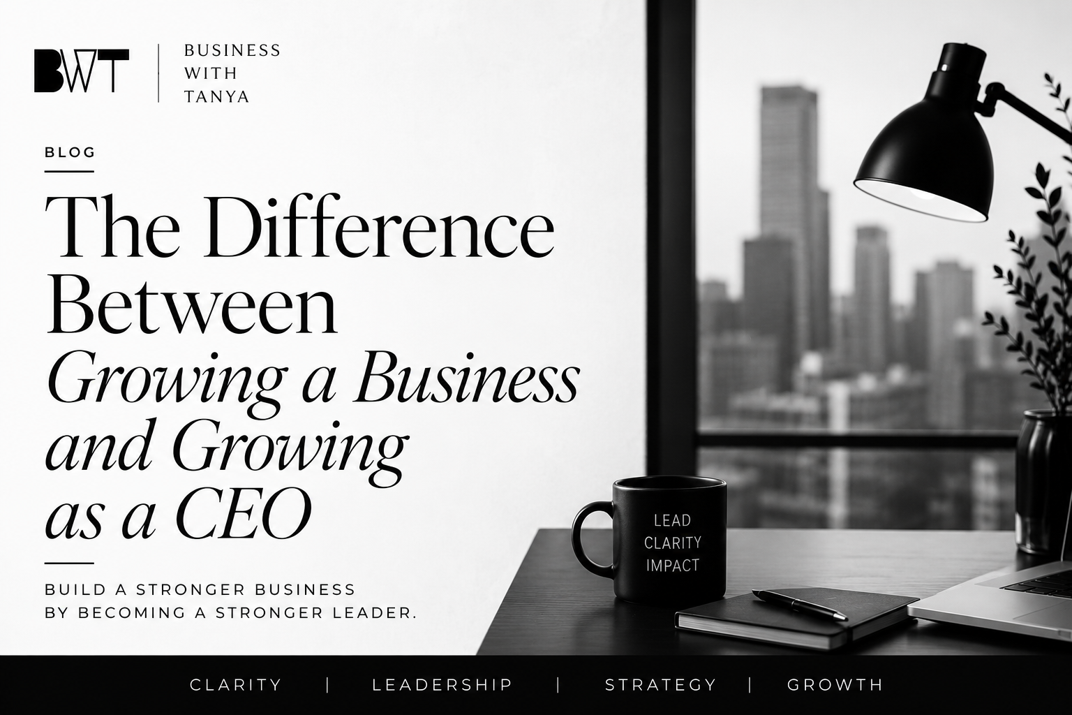 The Difference Between Growing a Business and Growing as a CEO.