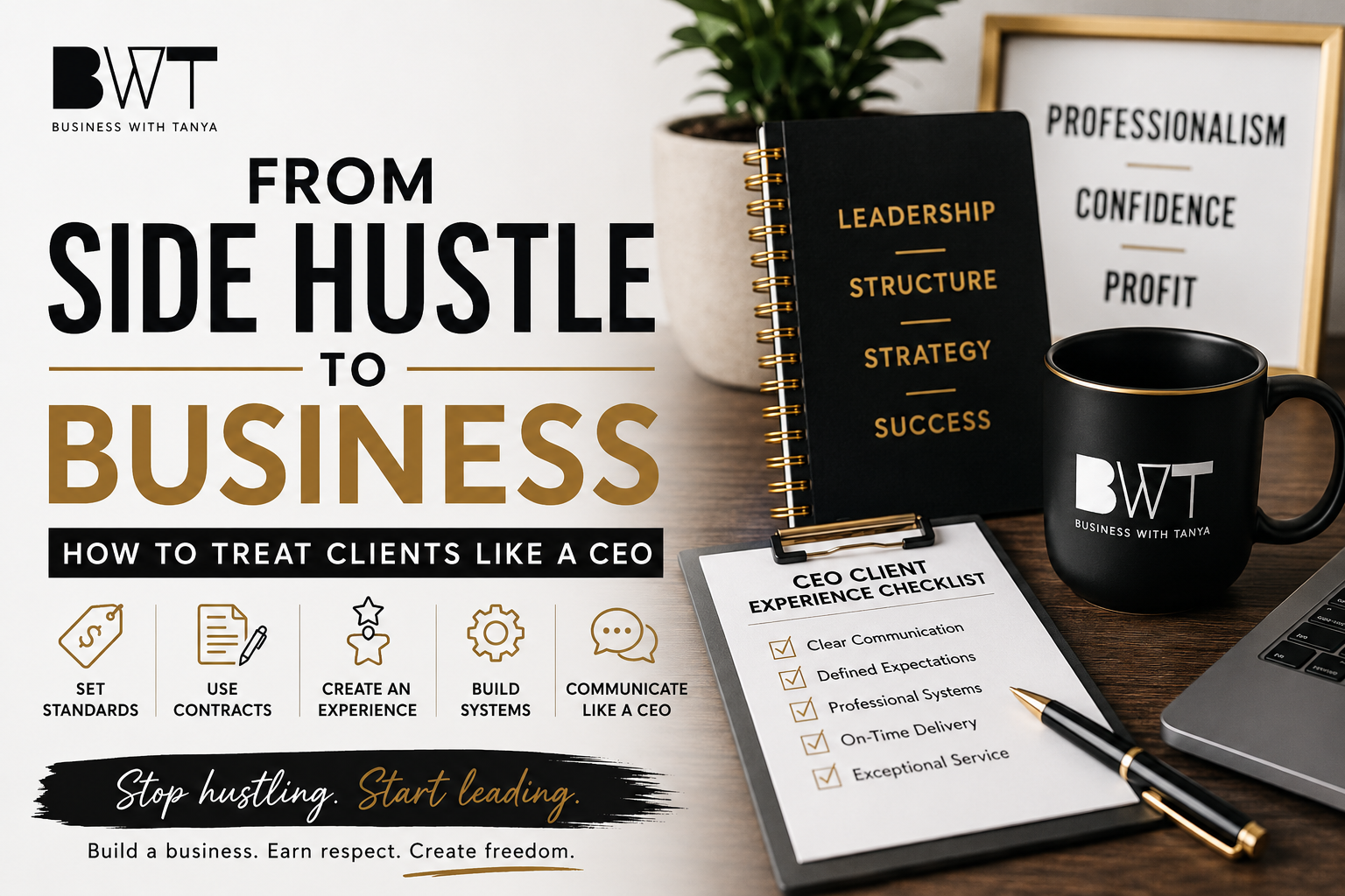From Side Hustle to Business: How to Treat Clients Like a CEO
