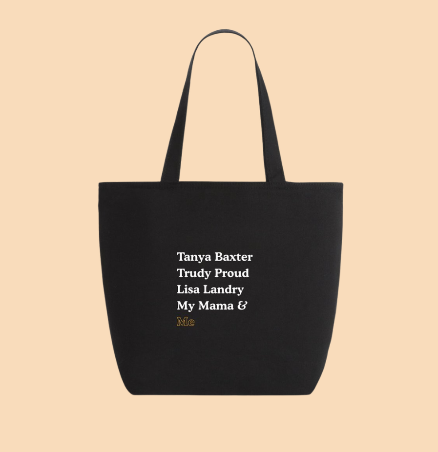 sitcom mama tote bag
