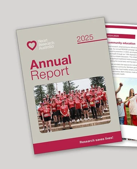 We are so proud to share our 2025 Annual Report. ❤️ The breakthroughs achieved by our researchers continue to inspire the entire Heart Research Australia team to stay committed to our mission - changing future of heart disease and save lives.⁠
⁠
This
