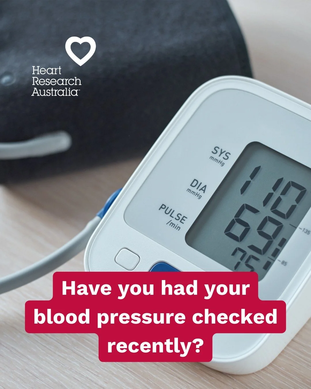 This #WorldHypertensionDay, we&rsquo;re reminding Australians to know their numbers and make blood pressure checks part of their routine. ❤️

High blood pressure often has no warning signs, which is why it&rsquo;s frequently referred to as the &ldquo