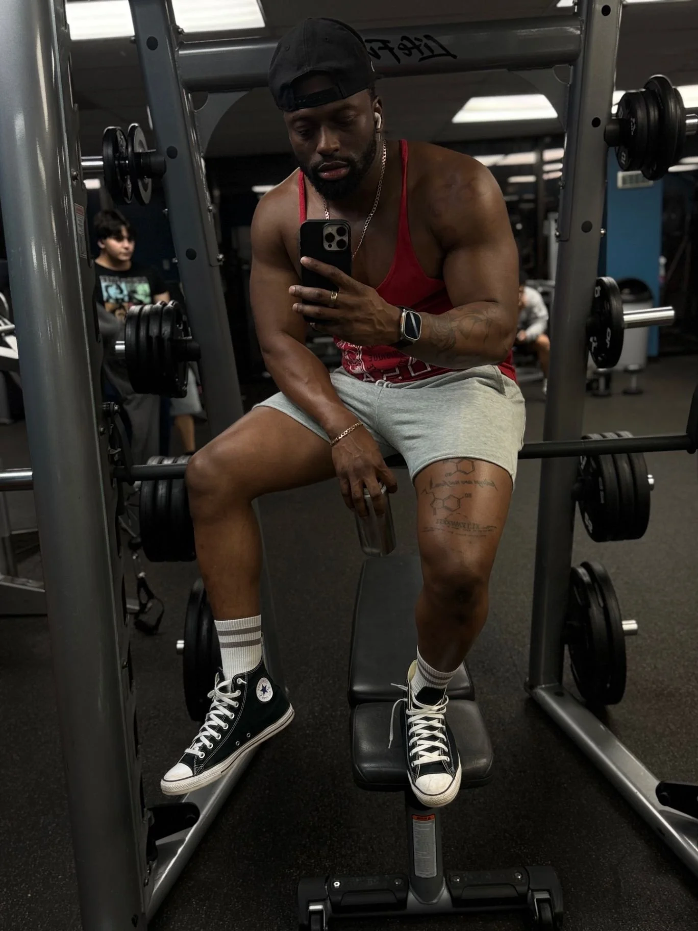 Feeling like all eyes are on you the second you step onto the gym floor? Trust me, we&rsquo;ve all been there.

But here is the truth: 9 out of 10 people aren&rsquo;t even looking at you. They&rsquo;re too busy staring at their own form in the mirror