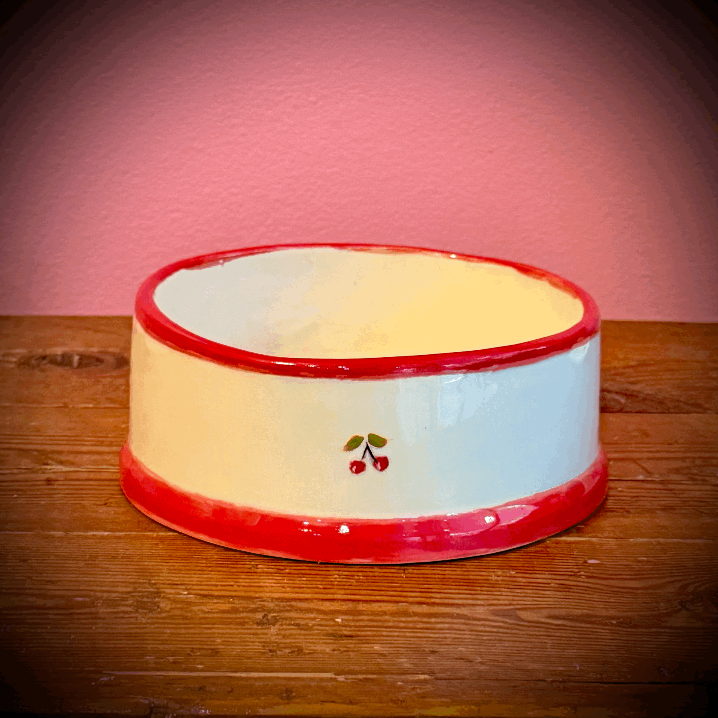 Red Cherries Bowl Medium