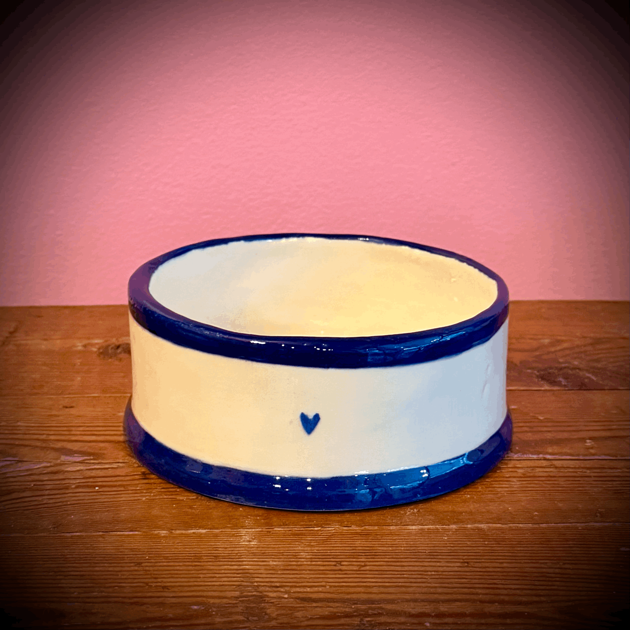 Blue Heart Bowl Small